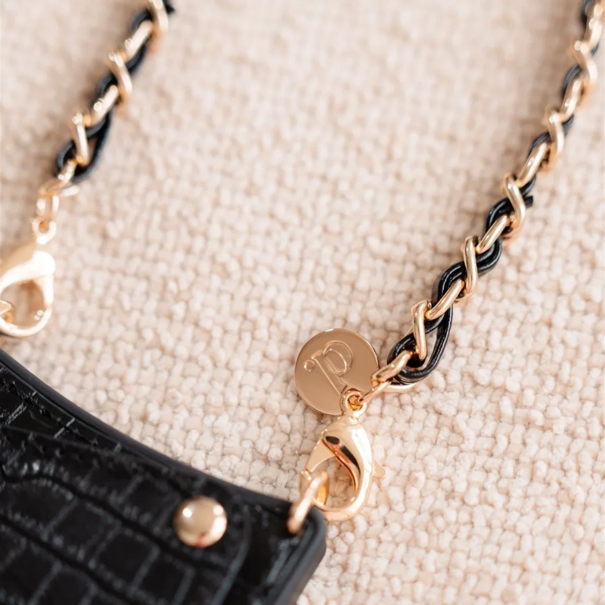Phone Chain | Italian | Noir Gold - Imagen 5