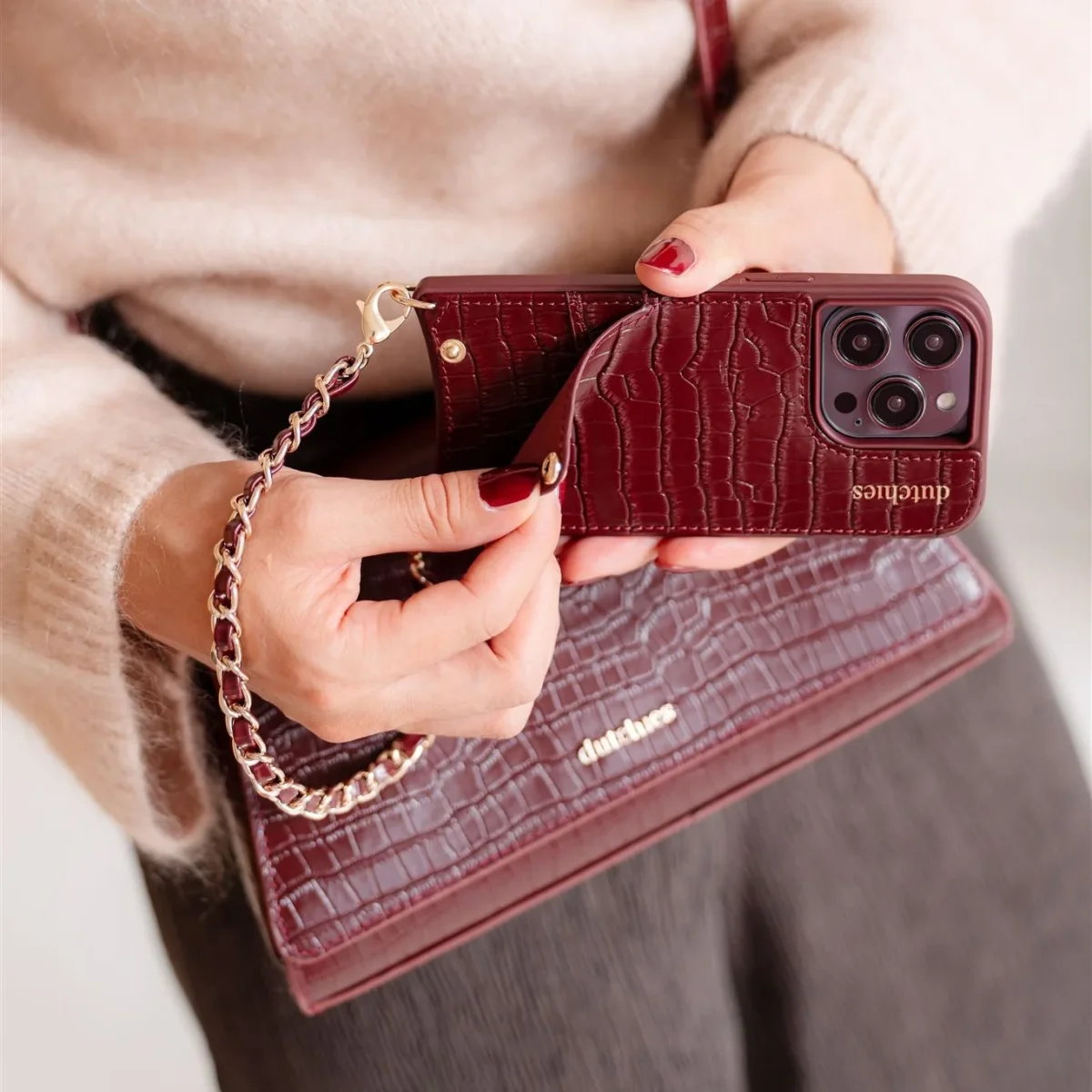 iPhone Case | Burgundy - Imagen 3