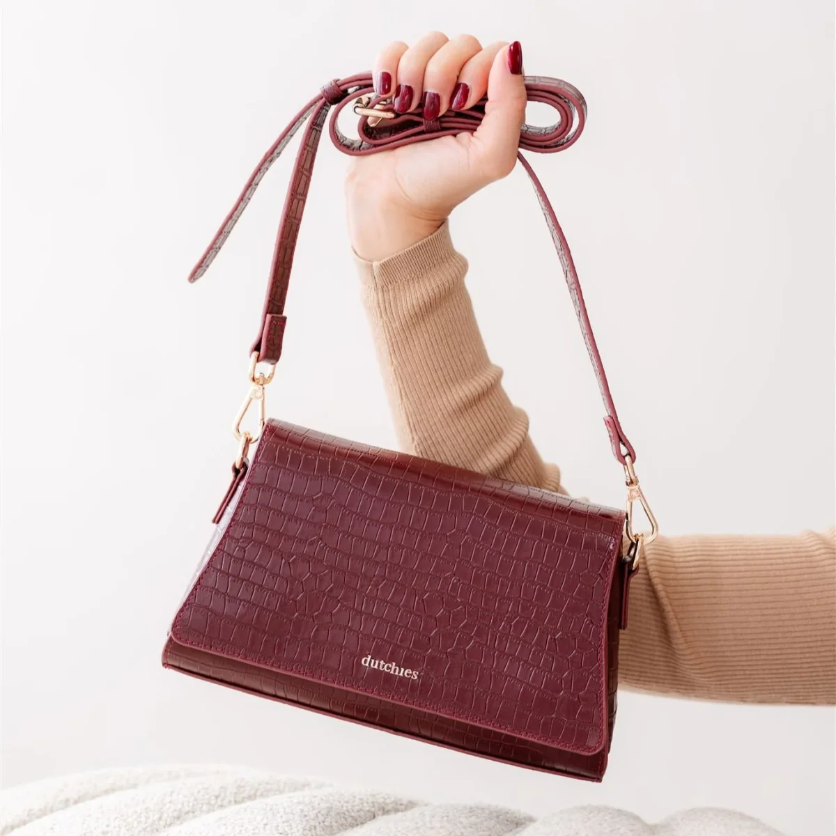 Phone Strap | Slimline 2 cm | Burgundy - Imagen 3
