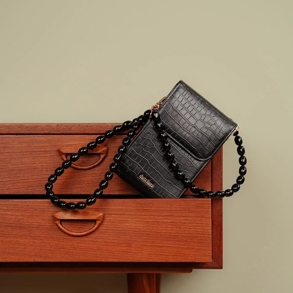 Phone Bag Juliet | Noir Gold - Imagen 5