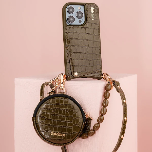 Luxury Set | iPhone | Olive Green - Imagen 3