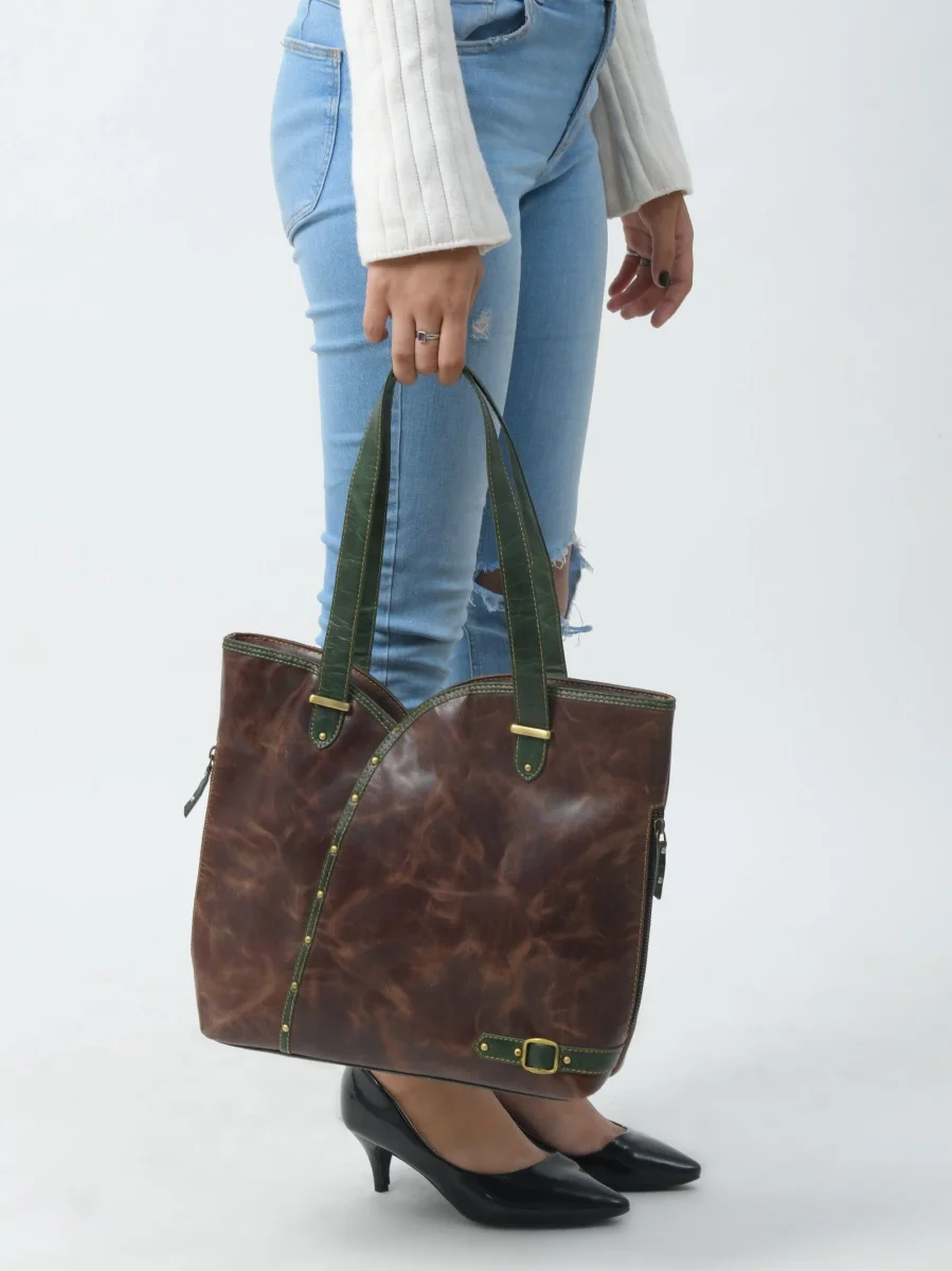 The Riley Handbag - Brown - Imagen 8