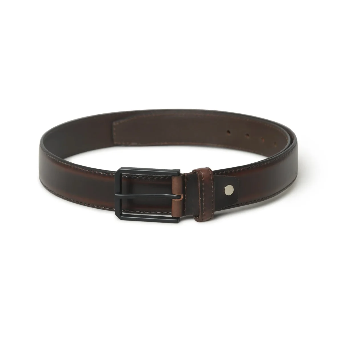 Hickory Brown Leather Belt - Imagen 5