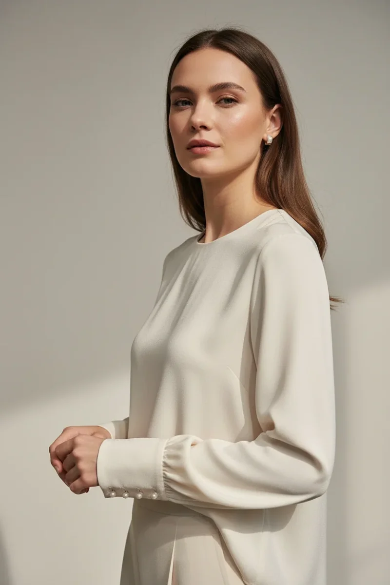 Blusa Regia crudo OUTLET - Imagen 3