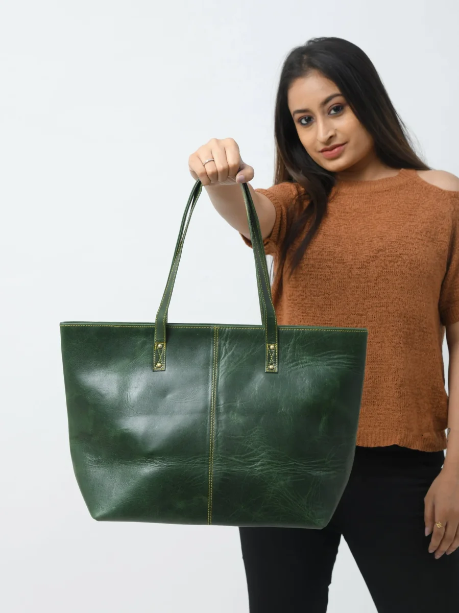 The Kim Tote Bag - Green - Imagen 5