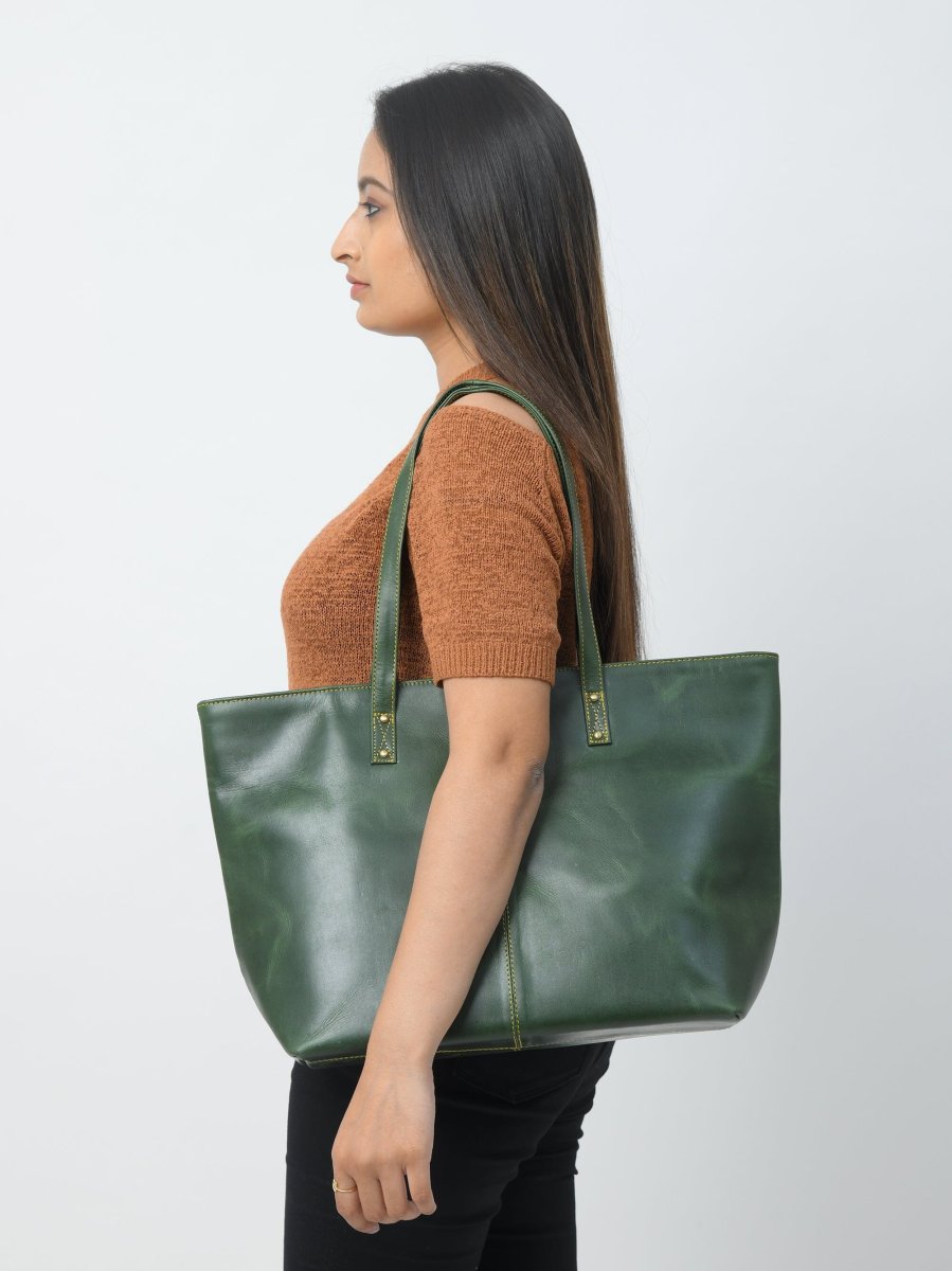 The Kim Tote Bag - Green - Imagen 6