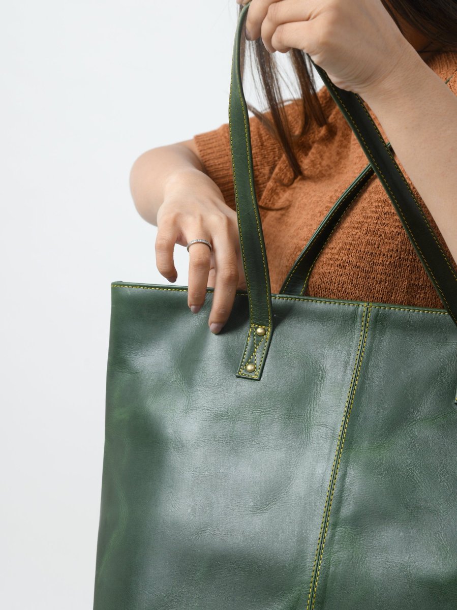The Kim Tote Bag - Green - Imagen 7
