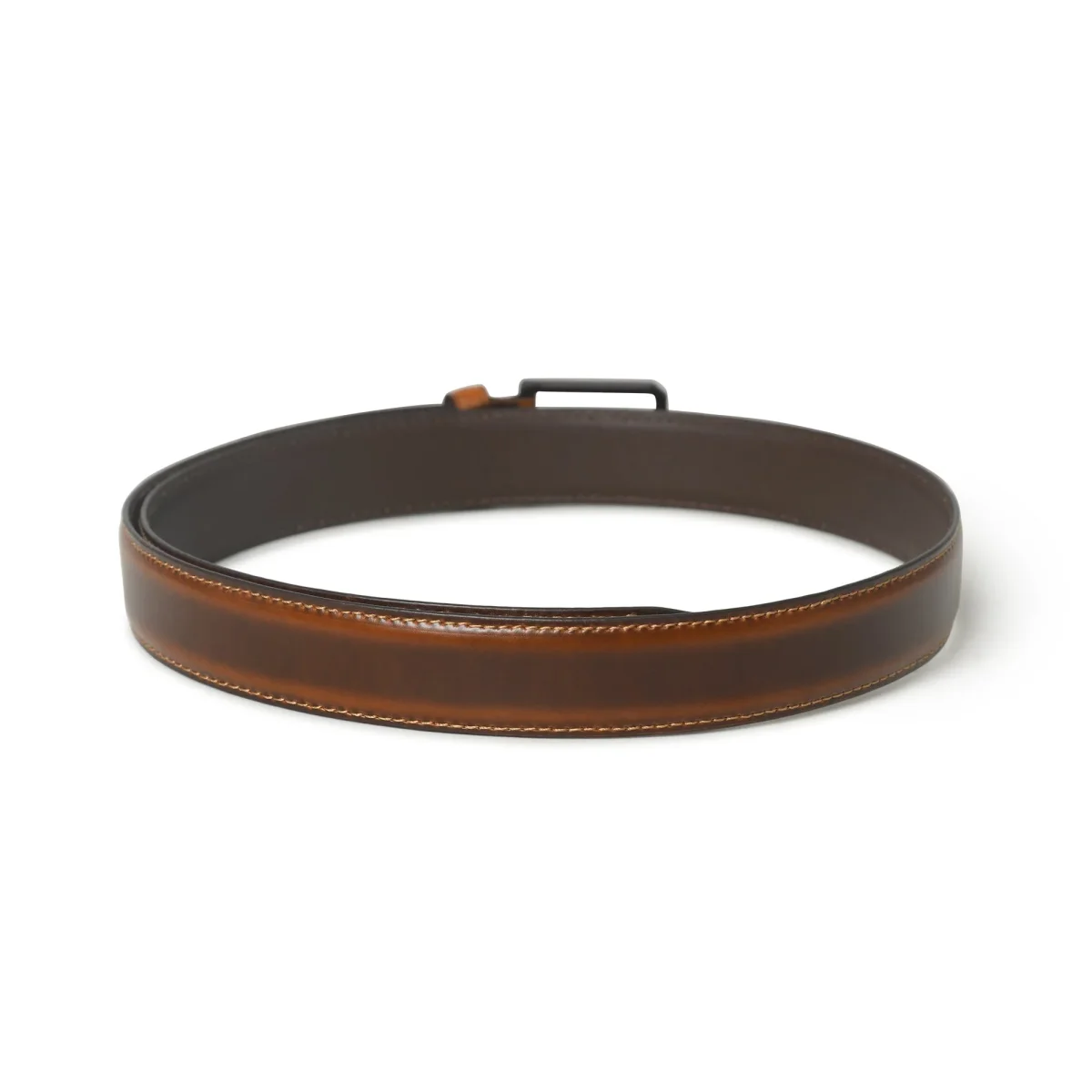 Cooper Caramel Leather Belt - Imagen 6