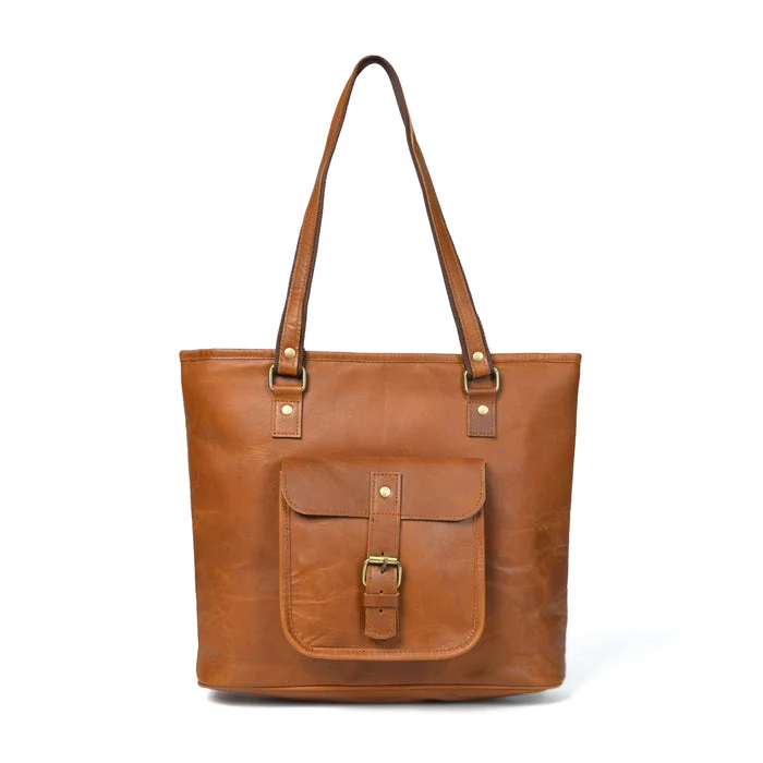 Classic Chic Genuine Leather Tote - Imagen 2