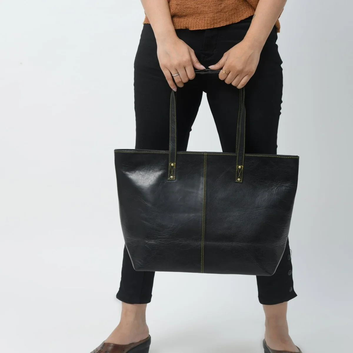 The Kim Tote Bag- Black - Imagen 5