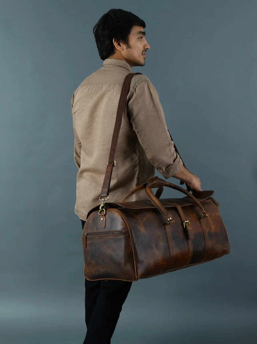 The Bolton Flap Duffel- Brown - Imagen 7