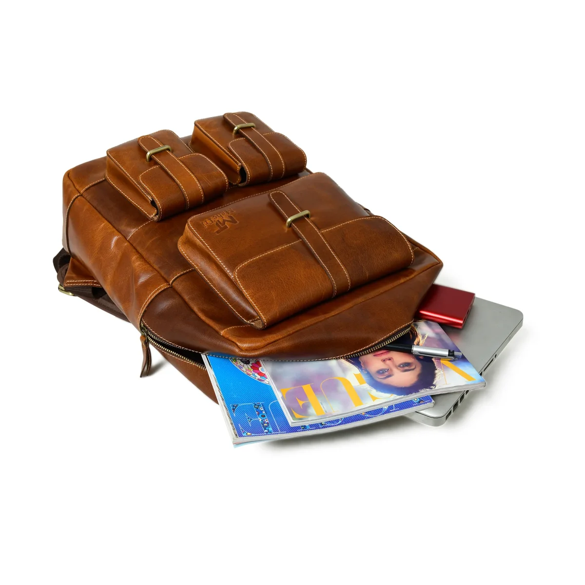 Tan Portland Laptop Backpack - Imagen 8