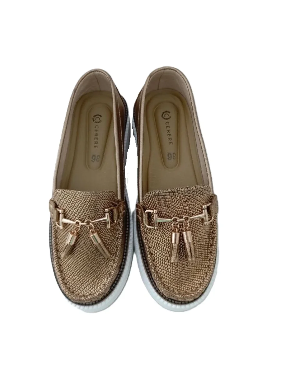 MOCASIN DAMA BRONCE MODELO 2708 - Imagen 3
