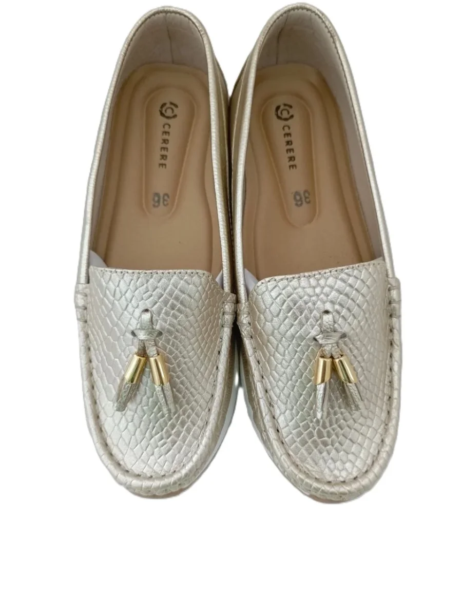 MOCASIN DAMA CHAMPAGNE MODELO 2718 - Imagen 3