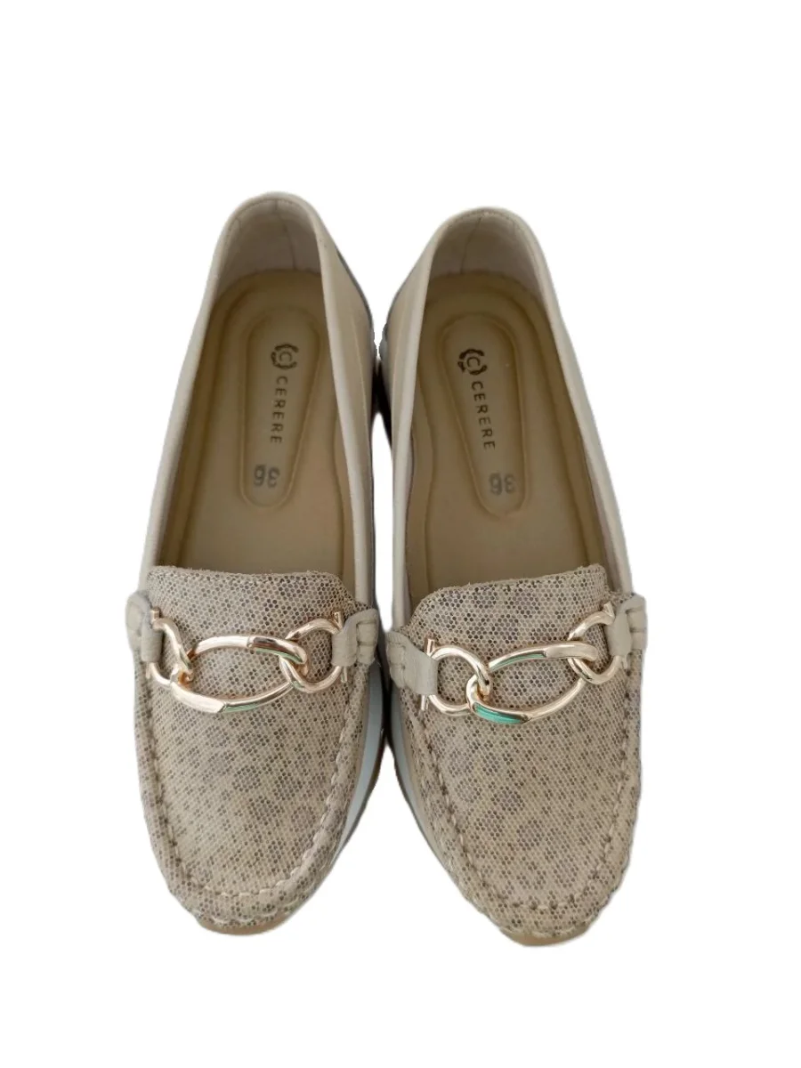 MOCASIN DAMA BEIGE MODELO 2765 - Imagen 4