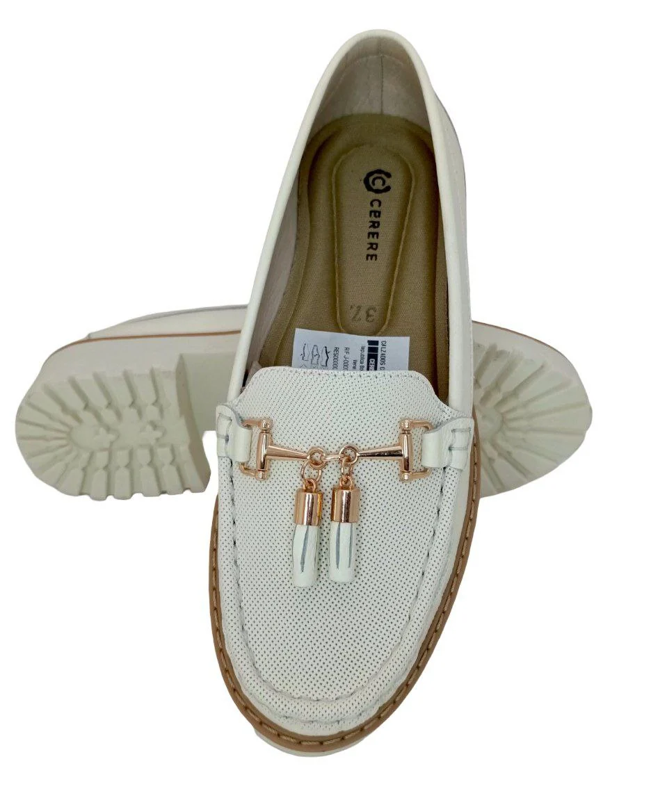 MOCASINES CONFORT DAMA COLOR TALCO MODELO 2811 - Imagen 4