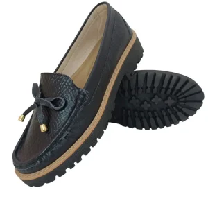 MOCASINES CONFORT DAMA COLOR NEGRO MODELO 2839