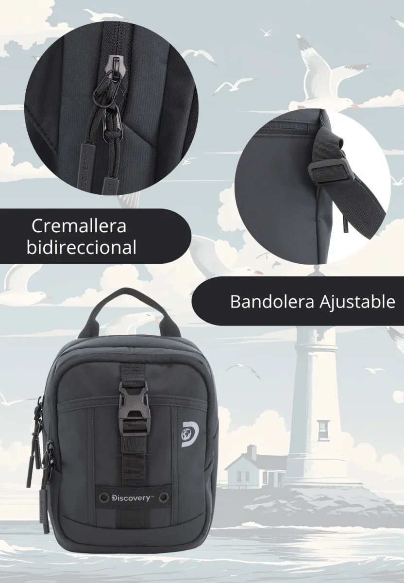 Bolso Bandolera S Shield | 23x11x17 cm| 0,36 Kg| 4L - Imagen 4