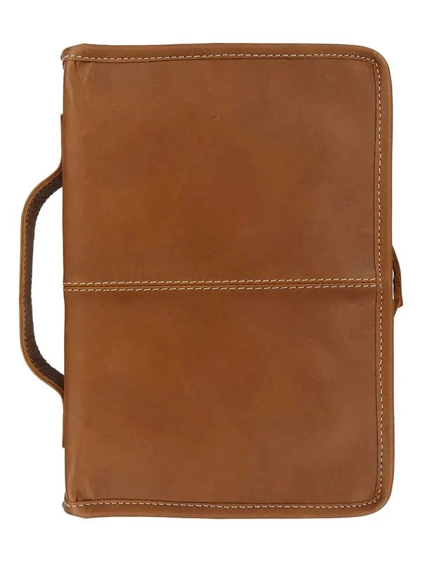 Classic Bible Leather Cover - Tan - Imagen 5