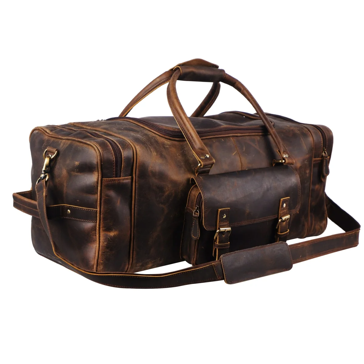 Chester Buffalo Weekender Duffle Bag - Imagen 2