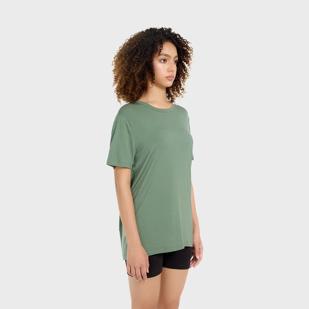 Camiseta de viaje ultraligera - Mystic Green - Imagen 4