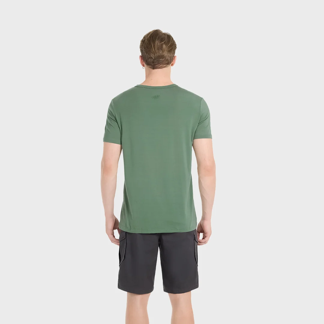 Camiseta de viaje ultraligera - Mystic Green - Imagen 7