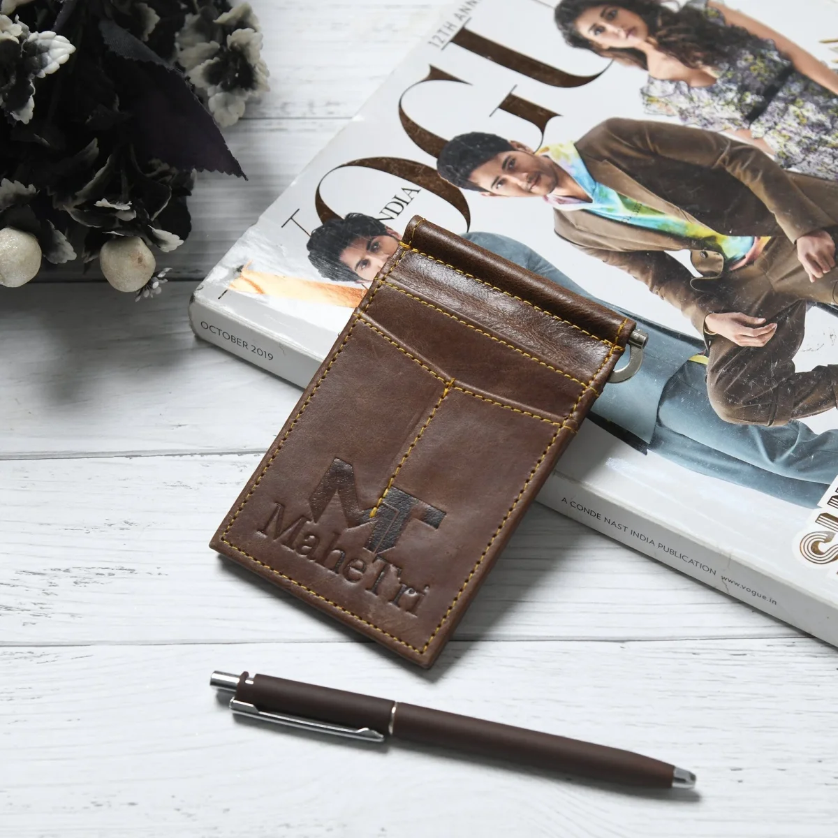 Finley Money Clipper- Walnut Brown - Imagen 3