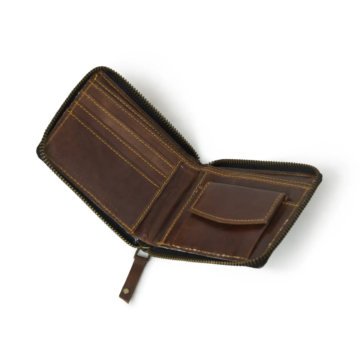 Adams Bi-Fold Wallet- Walnut Brown - Imagen 5