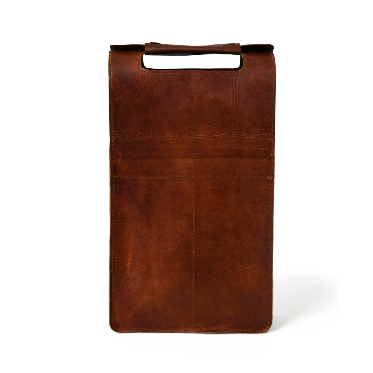Wine Bottle Leather Cover - Imagen 3