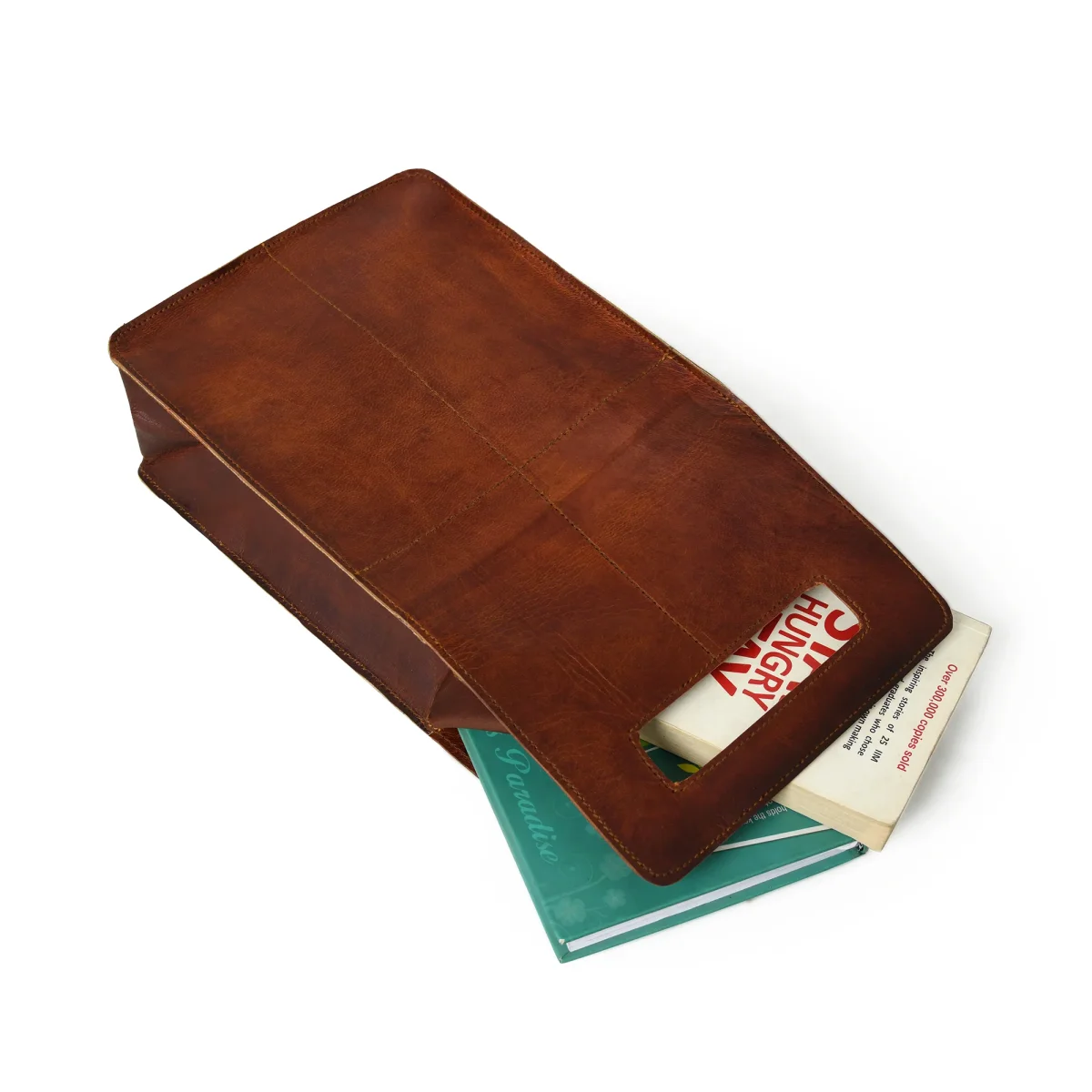 Wine Bottle Leather Cover - Imagen 5