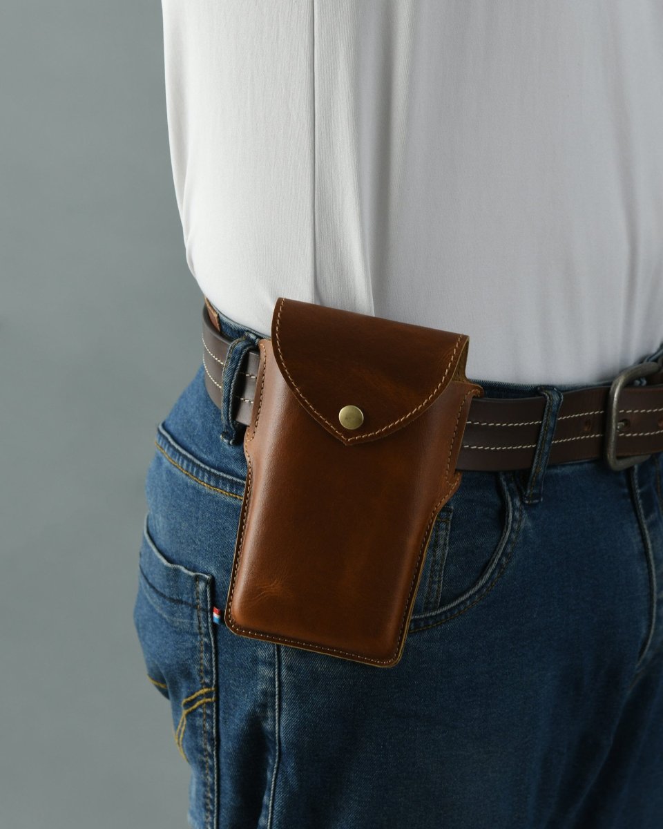 Mobile Holster Case- Tan Brown - Imagen 3