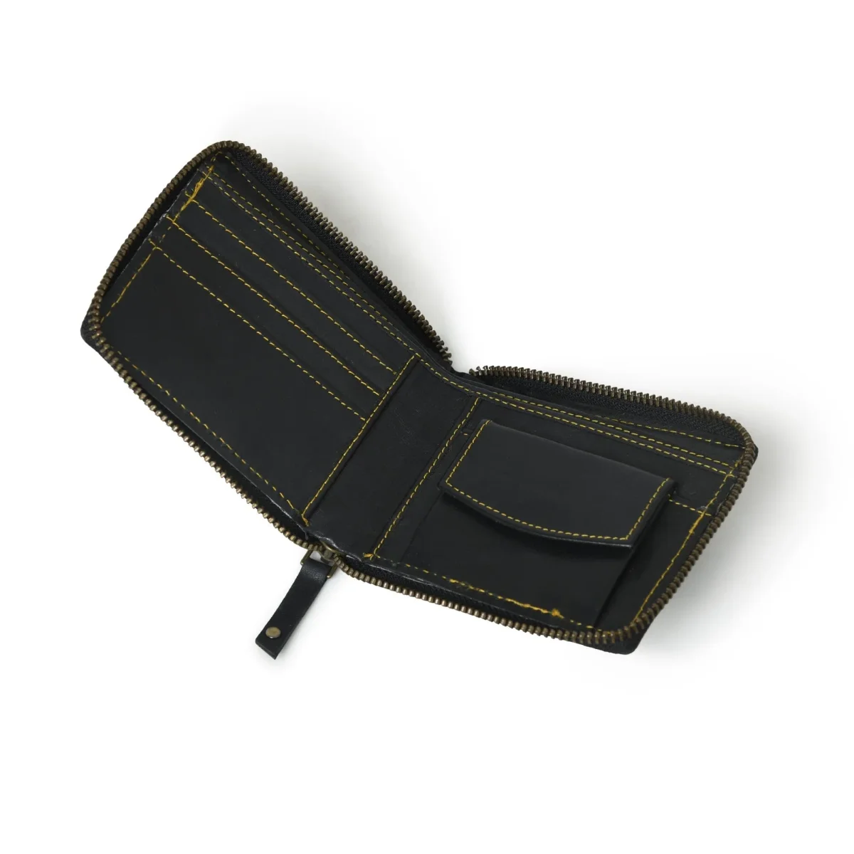 Adams Bi-Fold Wallet- Black - Imagen 4