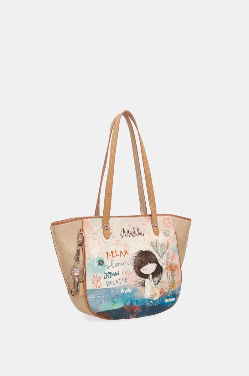 Bolso shopper ovalado Mediterranean - Imagen 2