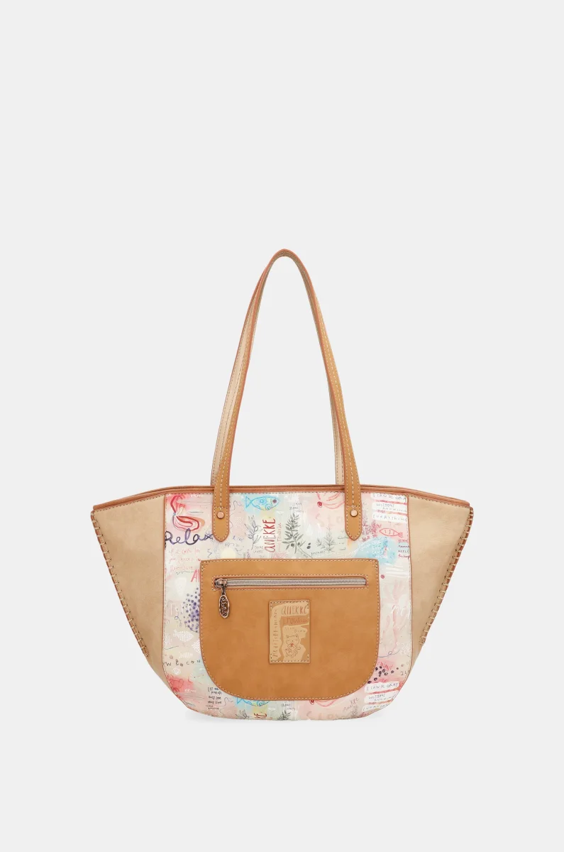 Bolso shopper ovalado Mediterranean - Imagen 3
