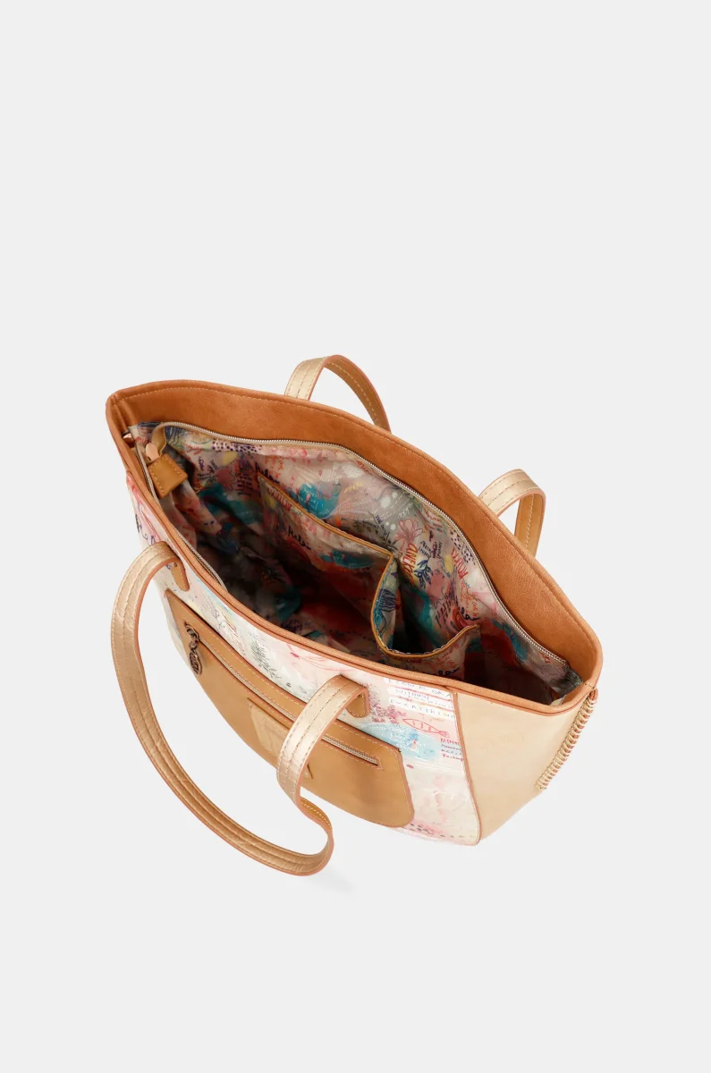Bolso shopper ovalado Mediterranean - Imagen 6