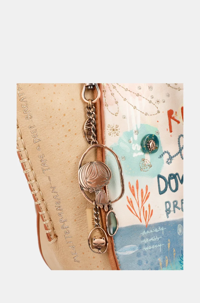 Bolso shopper ovalado Mediterranean - Imagen 4