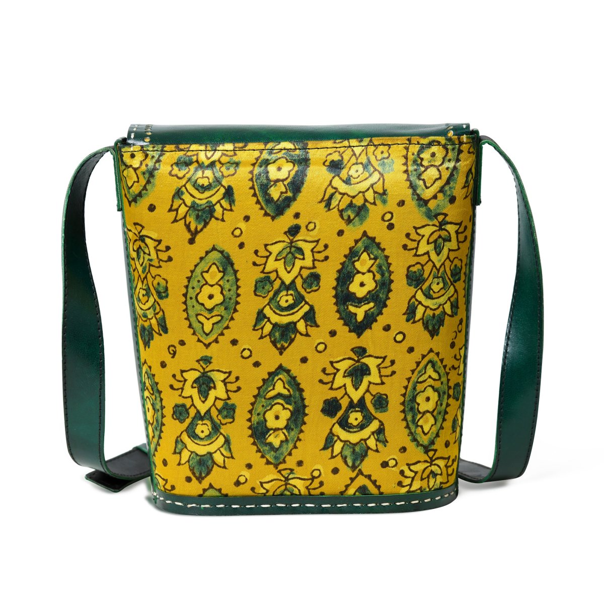 Vibrant Heritage Ajrakh Satchel - Imagen 9