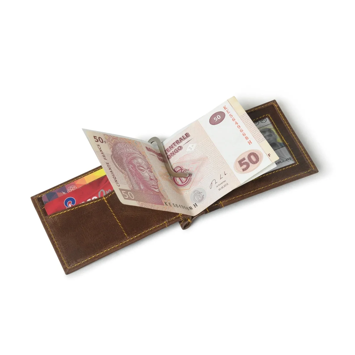 Finley Money Clipper- Walnut Brown - Imagen 5