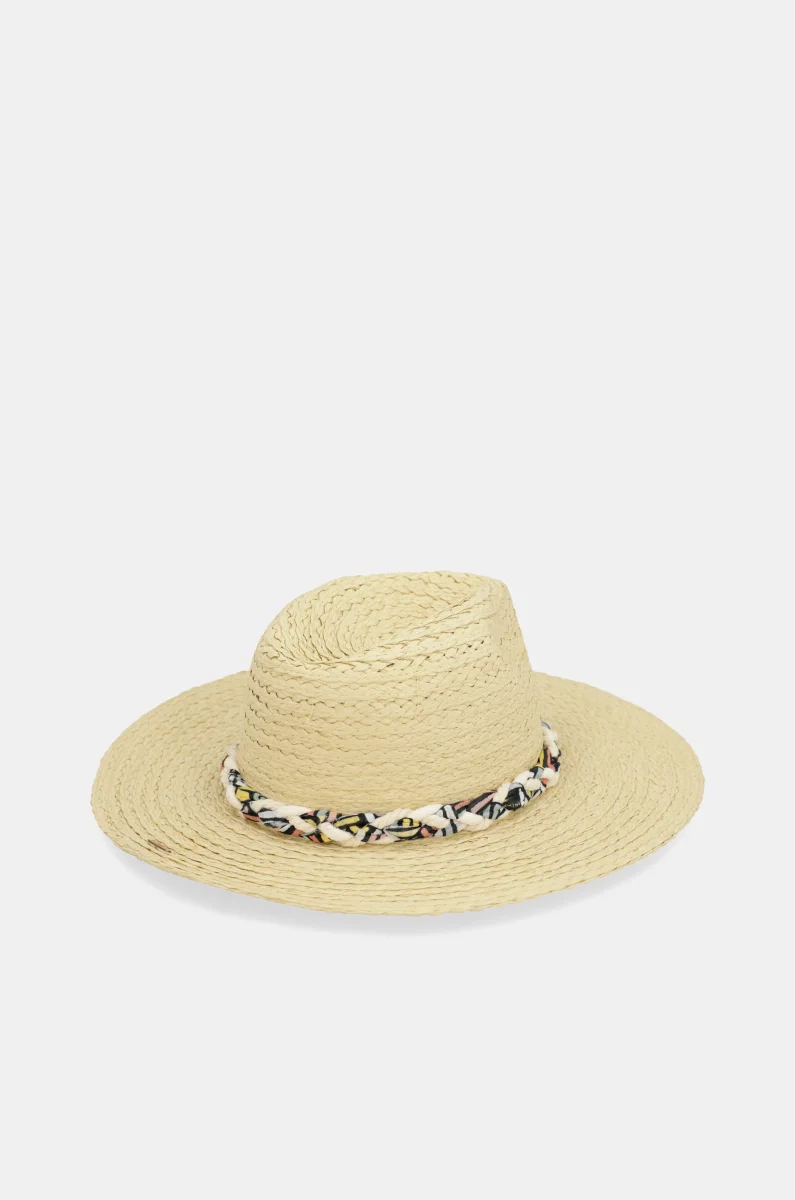 Sombrero rafia crudo - Imagen 4