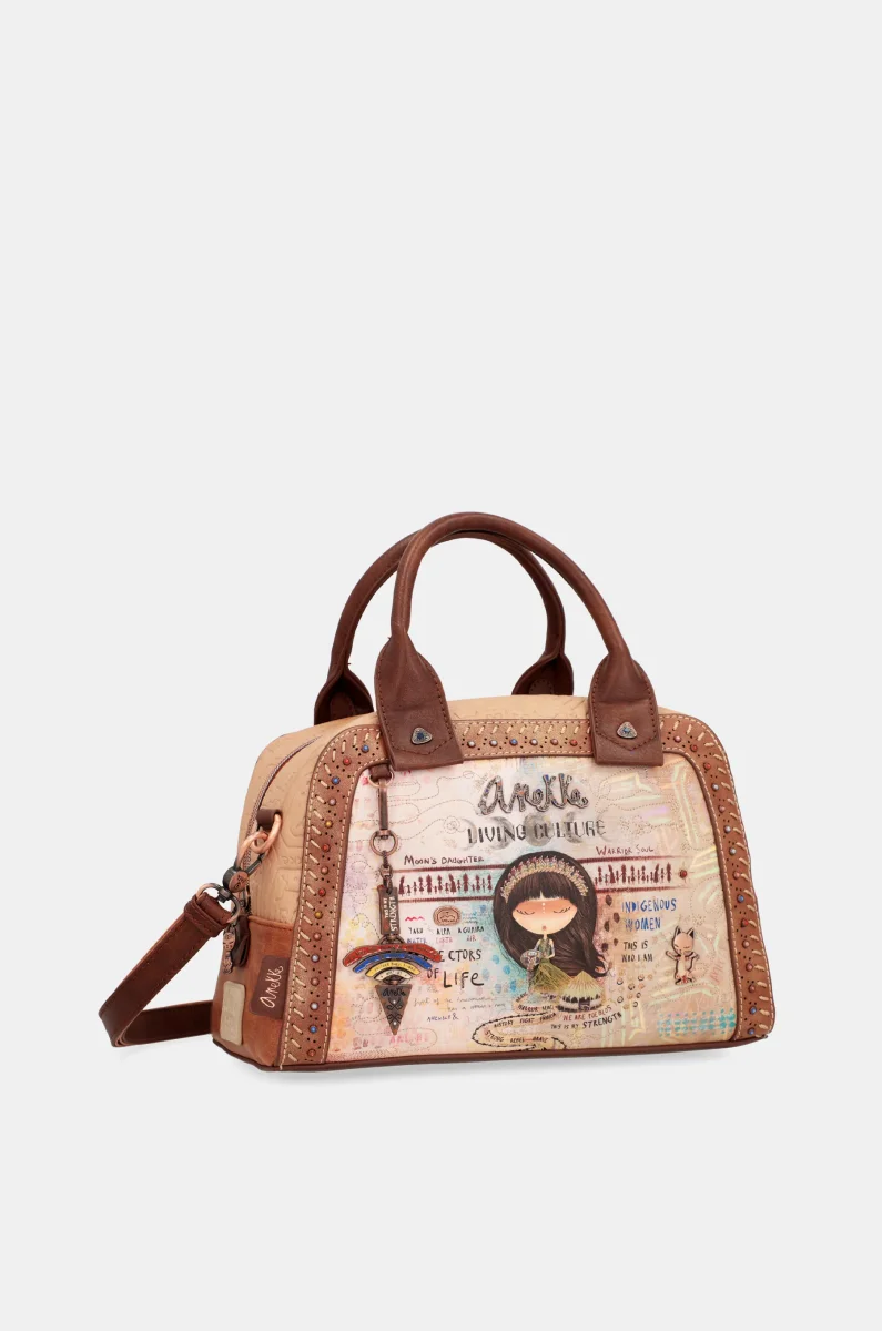 Bolso dos asas con bandolera Menire - Imagen 9