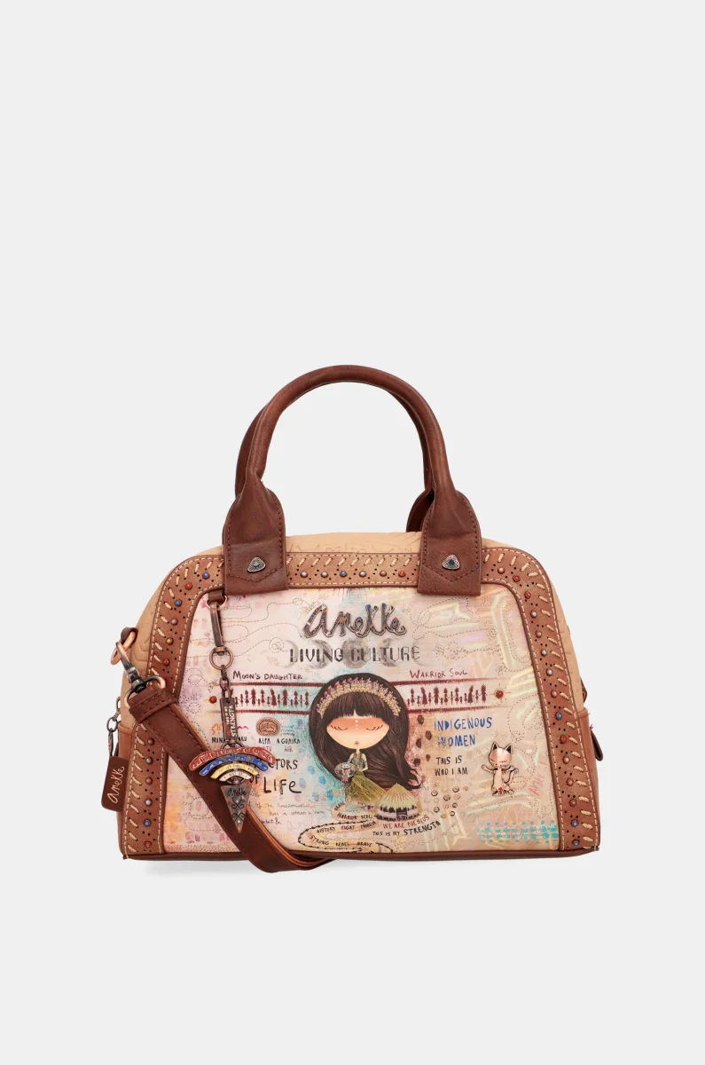 Bolso dos asas con bandolera Menire - Imagen 2