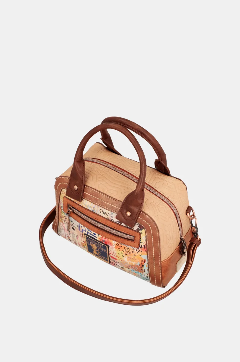 Bolso dos asas con bandolera Menire - Imagen 7