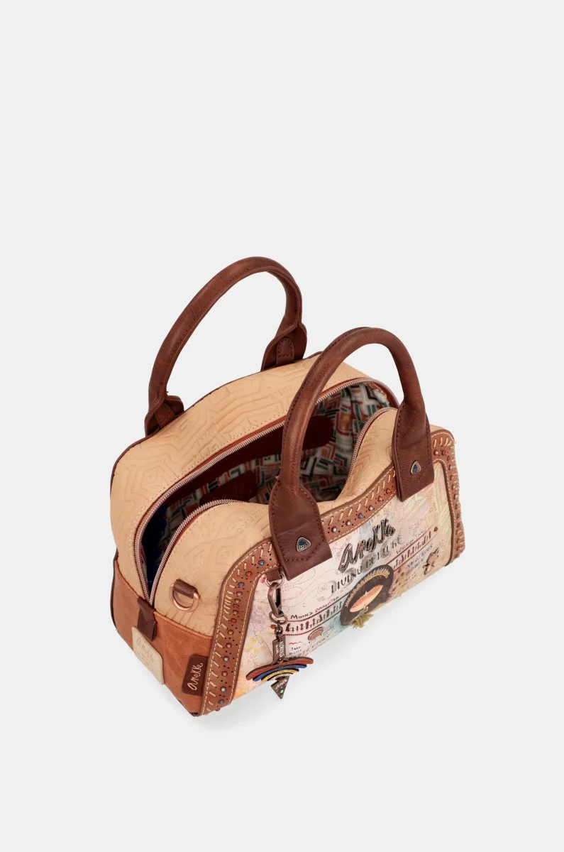 Bolso dos asas con bandolera Menire - Imagen 6