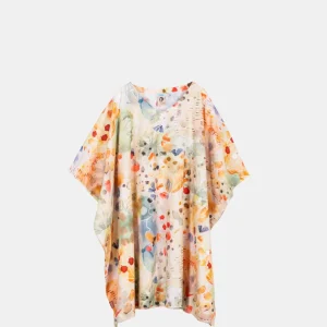 Caftán estampado naturaleza