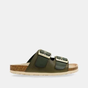 Sandalias bio de mujer verdes Amazonia