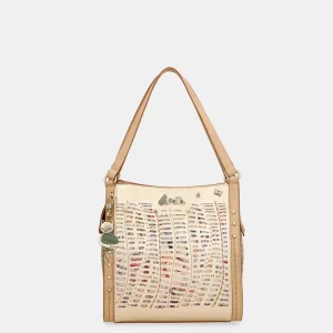 Bolso de hombro dorado Nature Pachamama