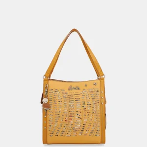 Bolso de hombro ocre Nature Pachamama