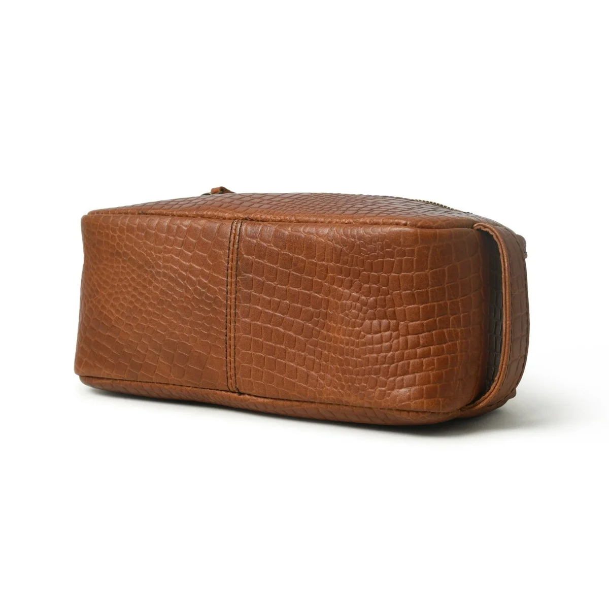 Hairon Croco Leather Toiletry Bag - Imagen 7