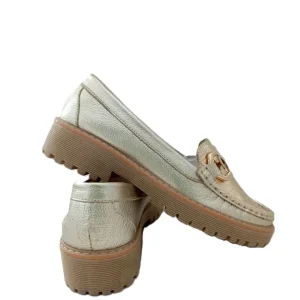 MOCASIN DAMA  DORADO MODELO 3724