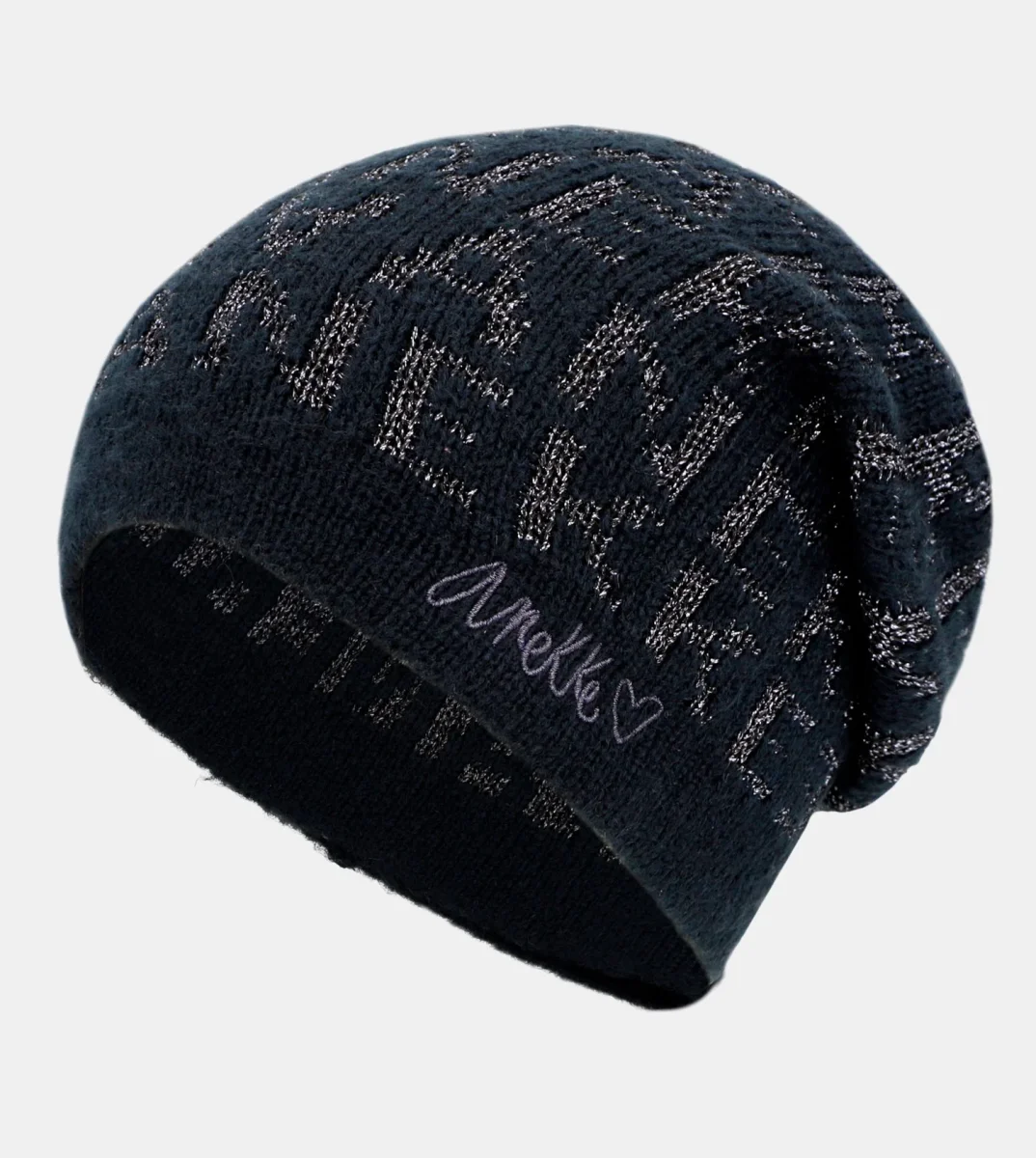Gorro punto azul marino Contemporary - Imagen 3